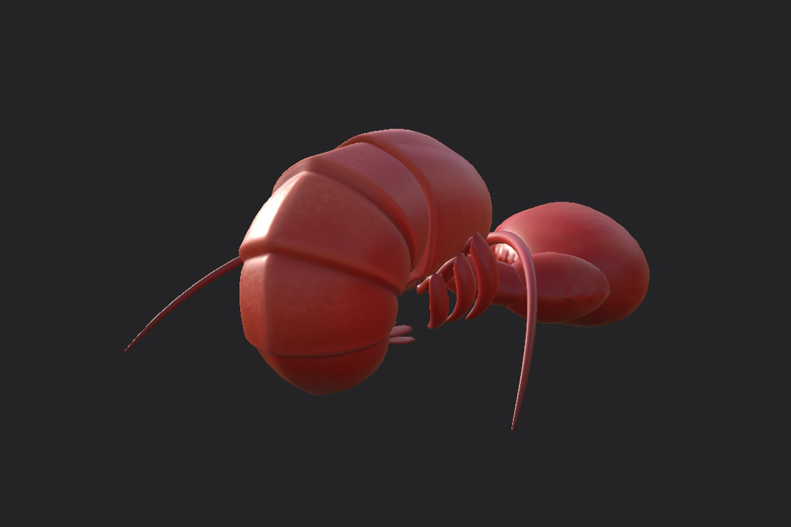 3D model lobster cartoon TurboSquid 1404023