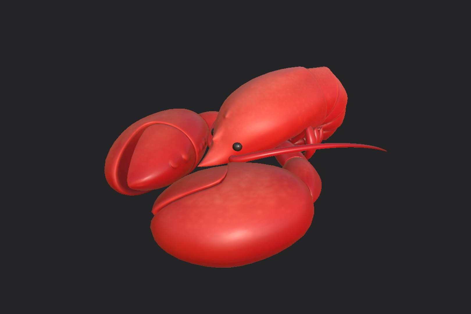 3D model lobster cartoon TurboSquid 1404023