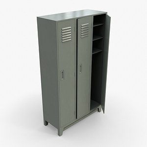 PBR School Gym Locker 08 - Pale Green