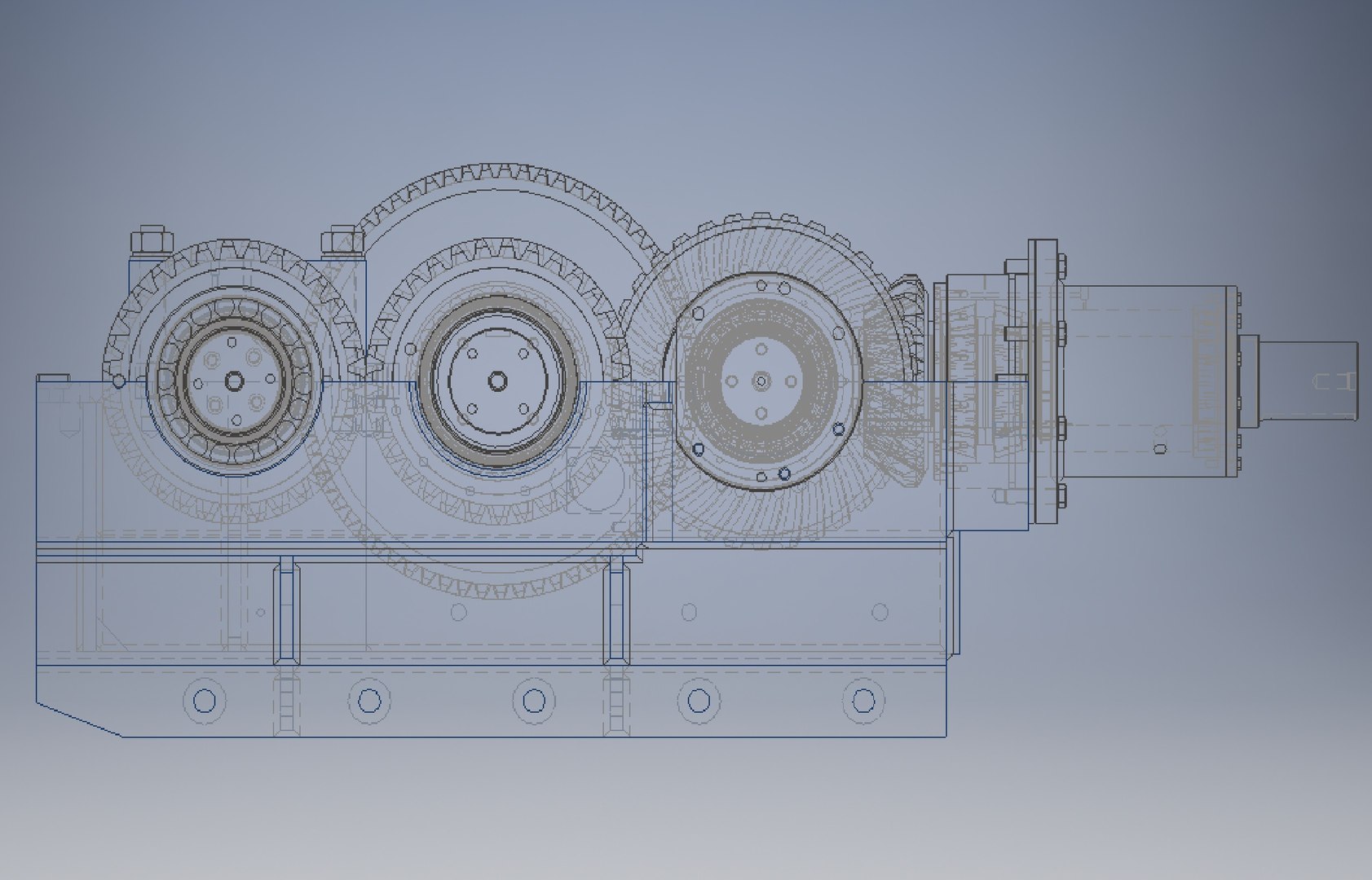 3D Reduction Gear Box For Rolling Mills - TurboSquid 2005139