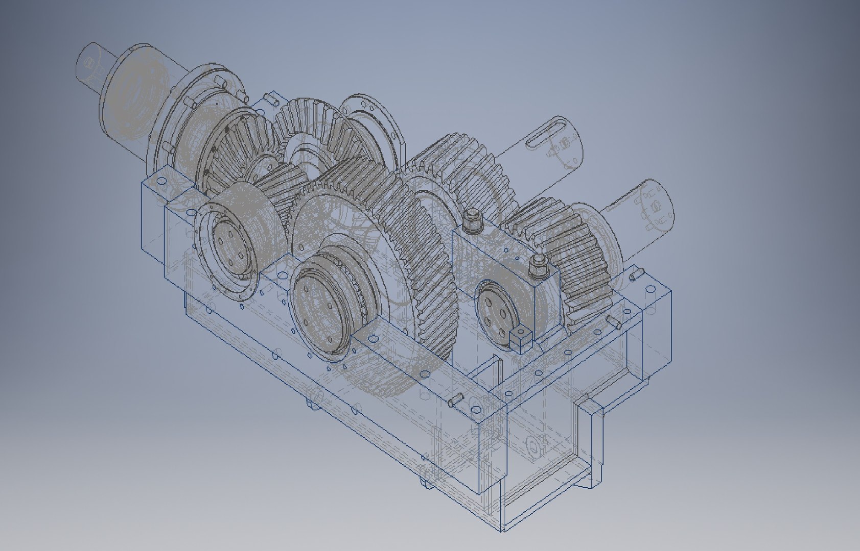 3D Reduction Gear Box For Rolling Mills - TurboSquid 2005139