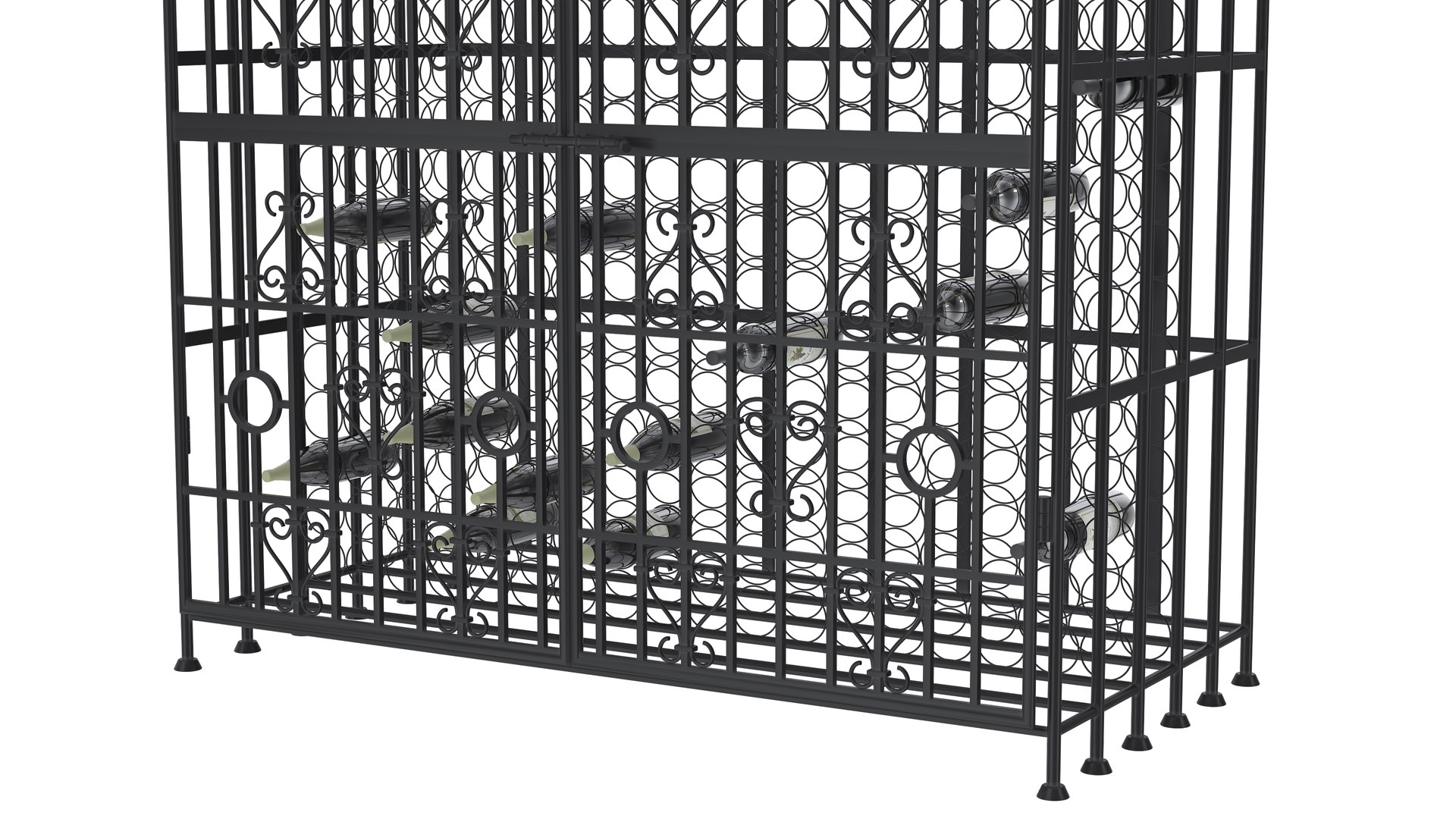 3D Model Wine Rack - TurboSquid 2300628