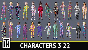 3D Characters 3 22 model