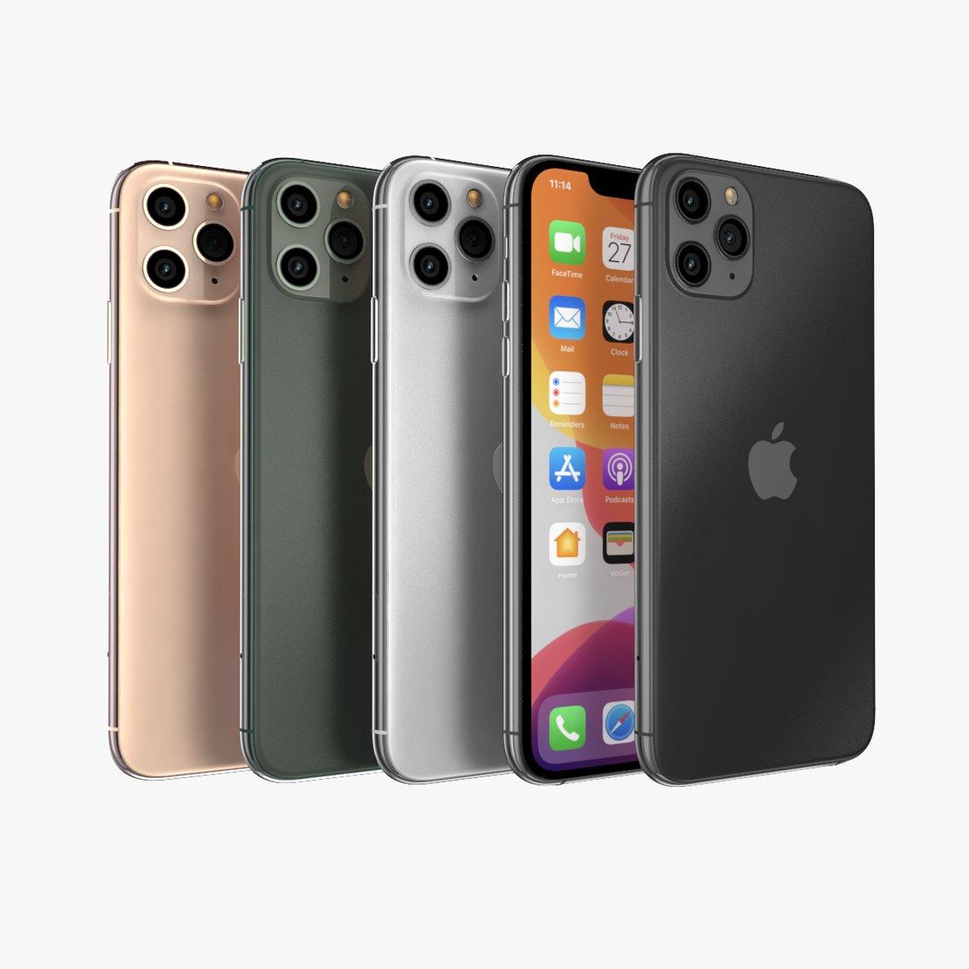 modèle 3D de Écran LCD de l'iPhone 11 avec cadre - TurboSquid 1647024