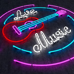 3D neon sign
