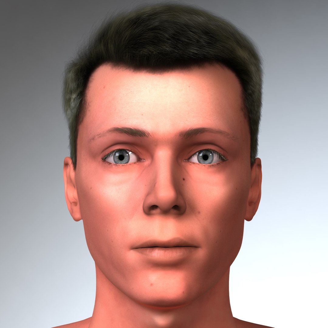 White Male Character Body Max