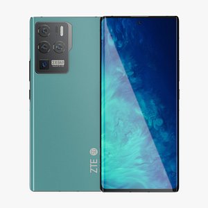 3D ZTE Axon 30 Ultra Blue