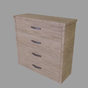 3D Dresser model