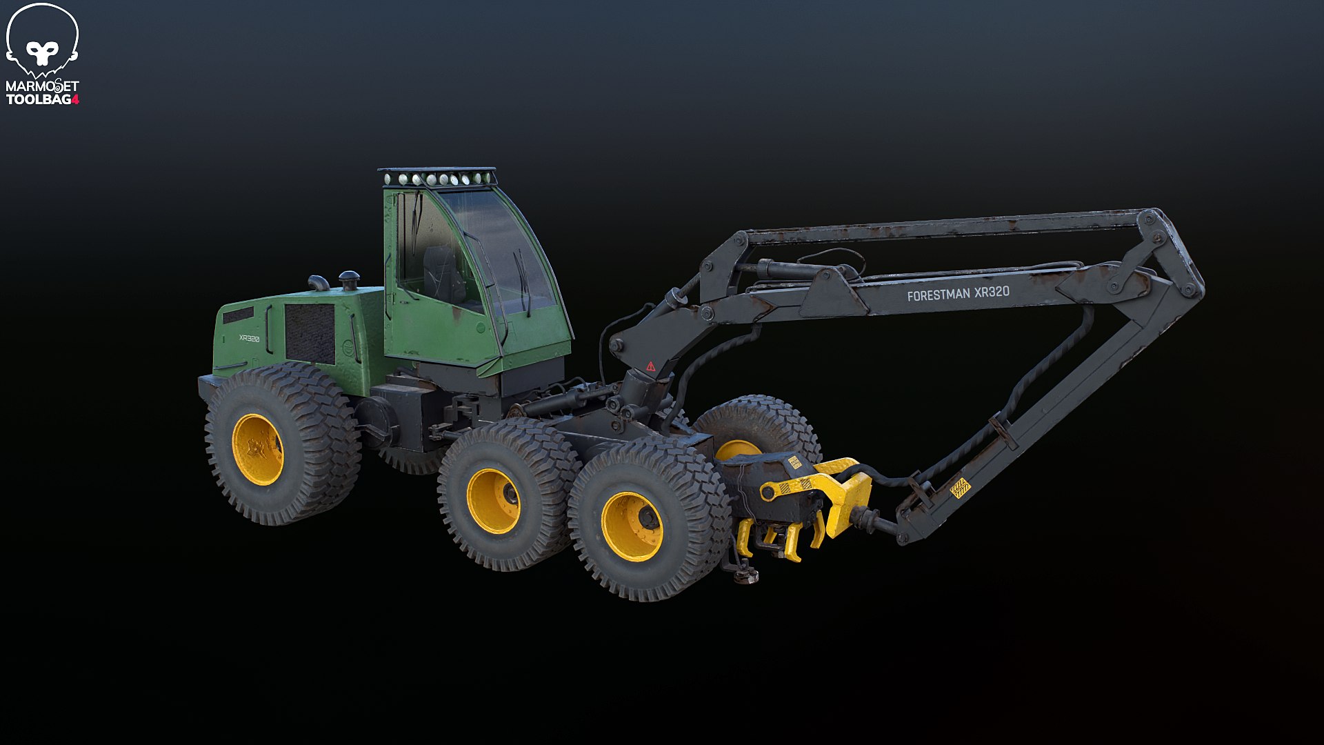 3D Generic Modern Forestry Harvester Used https://p.turbosquid.com/ts-thumb/Vh/XNvpBo/gz/tjused_mermoset/png/1692451242/1920x1080/fit_q87/0db54e32f37794b66e351405ae4df04d0e0e157a/tjused_mermoset.jpg