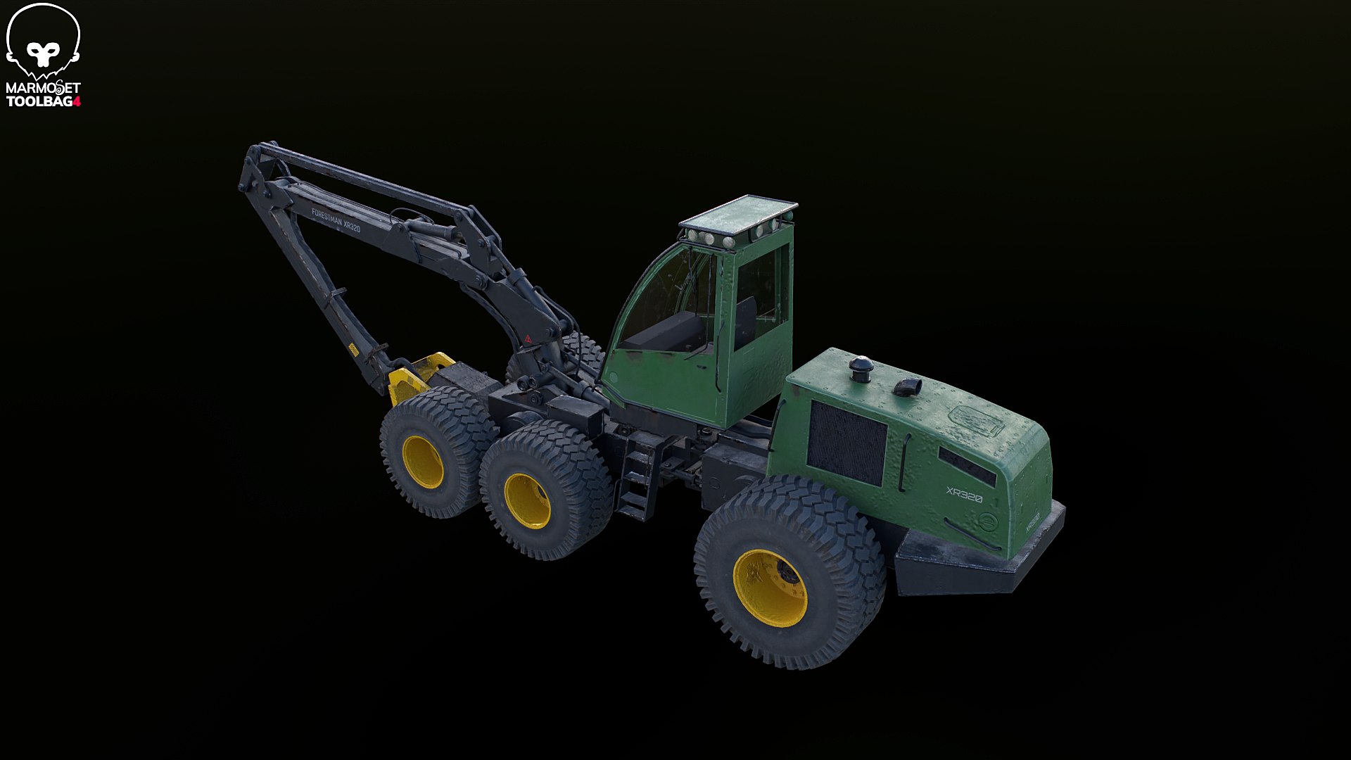 3D Generic Modern Forestry Harvester Used https://p.turbosquid.com/ts-thumb/Vh/XNvpBo/h1/tjused_mermoset_002/png/1692451248/1920x1080/fit_q87/751998ac13f97c39fbc6fb17f4cb9a410aab3b84/tjused_mermoset_002.jpg