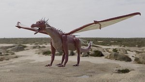 3D FIRE DRAGON