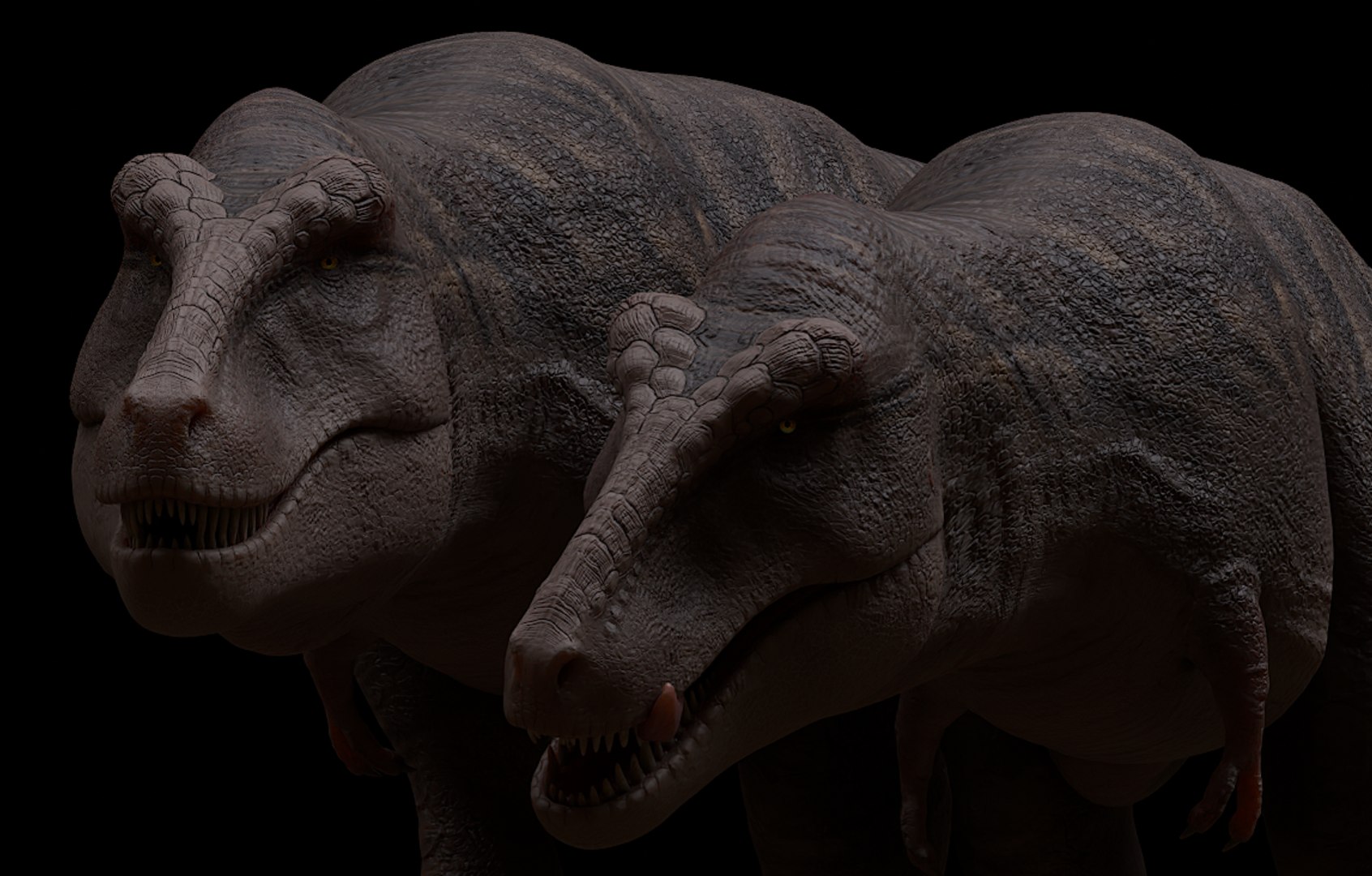 3D Tyrannosaurus Rex 3D Rig Model - TurboSquid 2242771