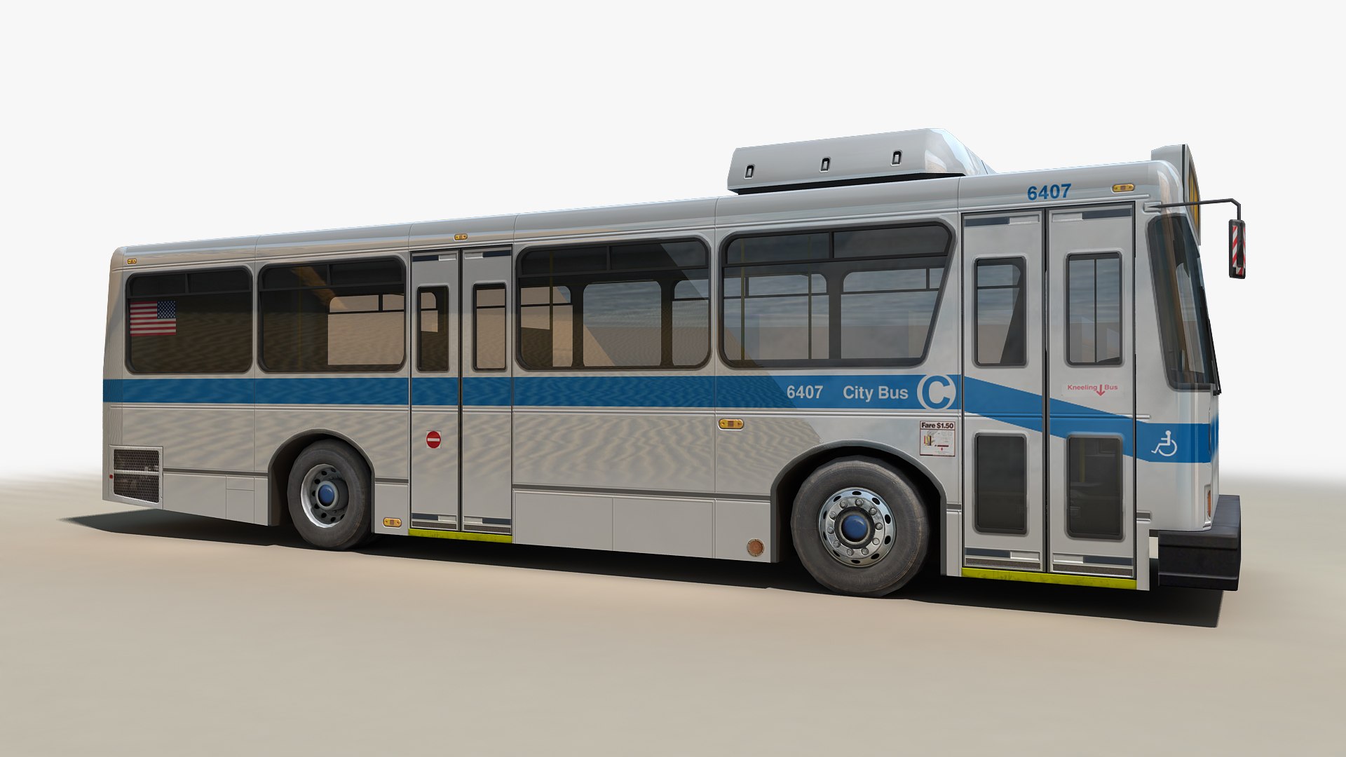 Generic Bus 02 3D Model - TurboSquid 1515424