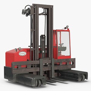 Side Loader Forklift Combilift ESL5080 Red 3D model