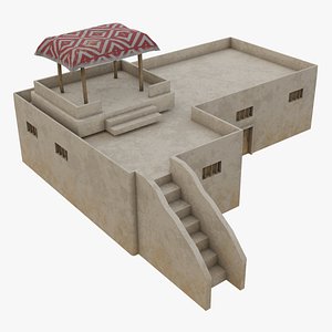 3D Egyptian House 04