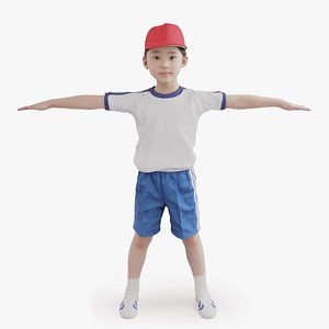 Animated 3D-Asian-ym clothes Girl-233Momo model