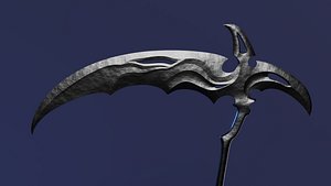 fantasy scythe 3D model