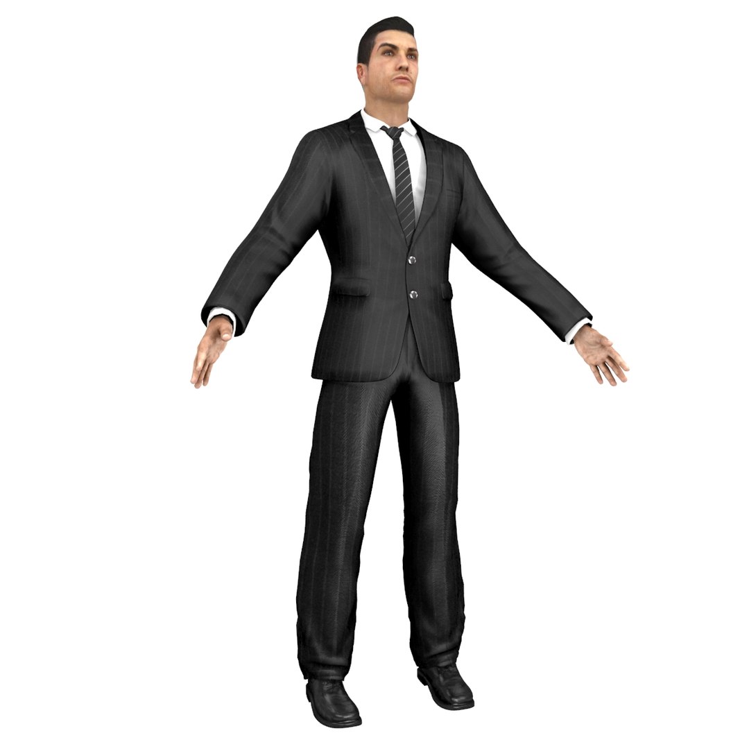 3D model businessman man - TurboSquid 1258722