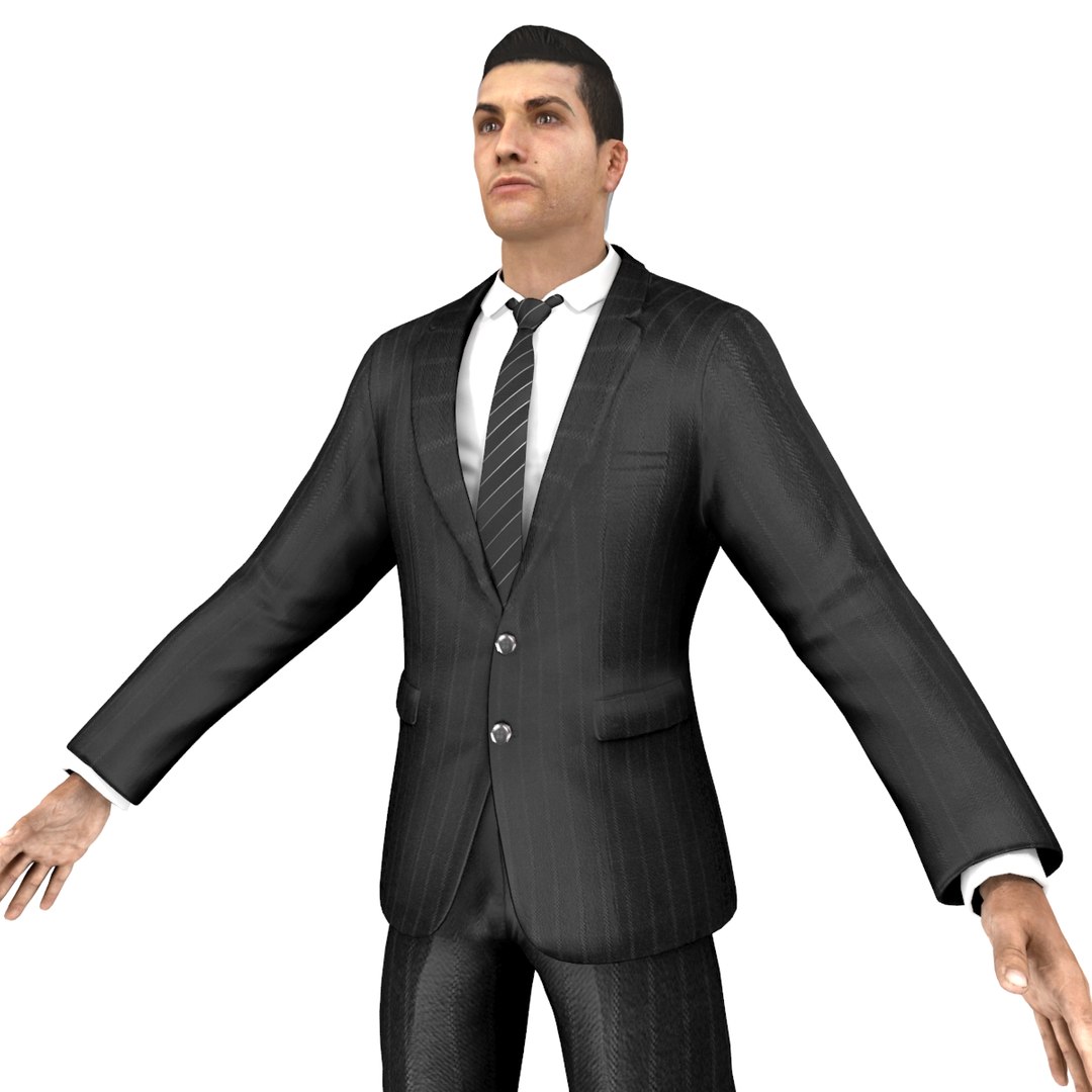 3D model businessman man - TurboSquid 1258722