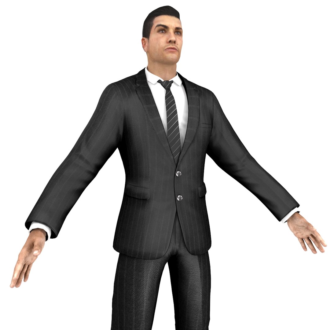 3D model businessman man - TurboSquid 1258722