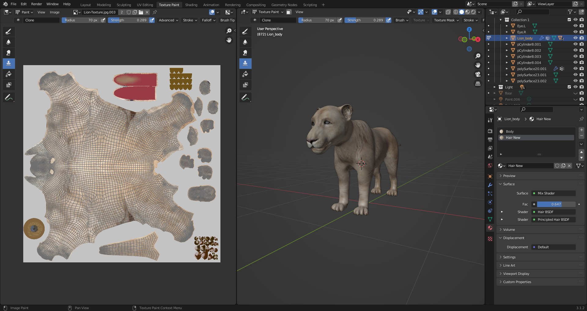 3D Fur White Lion Rigged and Animation in Blender model https://p.turbosquid.com/ts-thumb/Vh/rUc6do/Ch/capture06/png/1677226093/1920x1080/fit_q87/d846df13580e7f1adbdbdd032b23b382cbaa818f/capture06.jpg