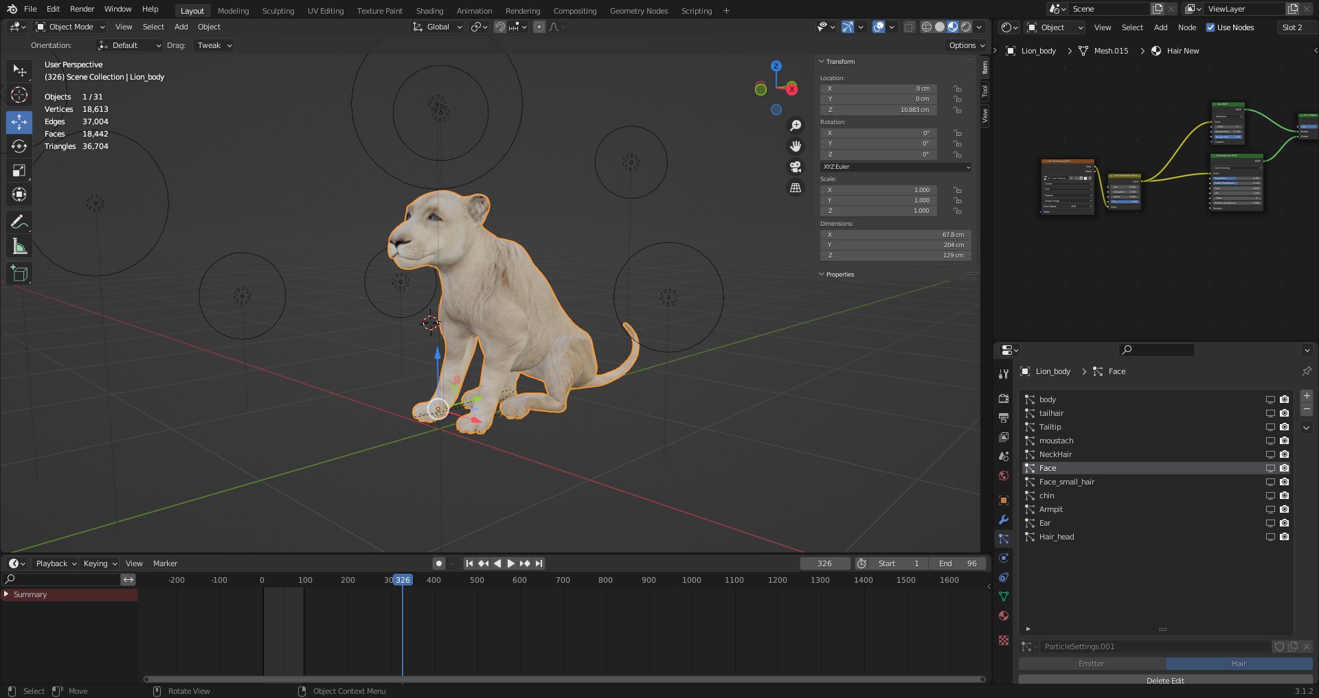 3D Fur White Lion Rigged and Animation in Blender model https://p.turbosquid.com/ts-thumb/Vh/rUc6do/a0/capture17/png/1677226101/1920x1080/fit_q87/517f1c66bdb93404fcdca992525a0278c51d694c/capture17.jpg