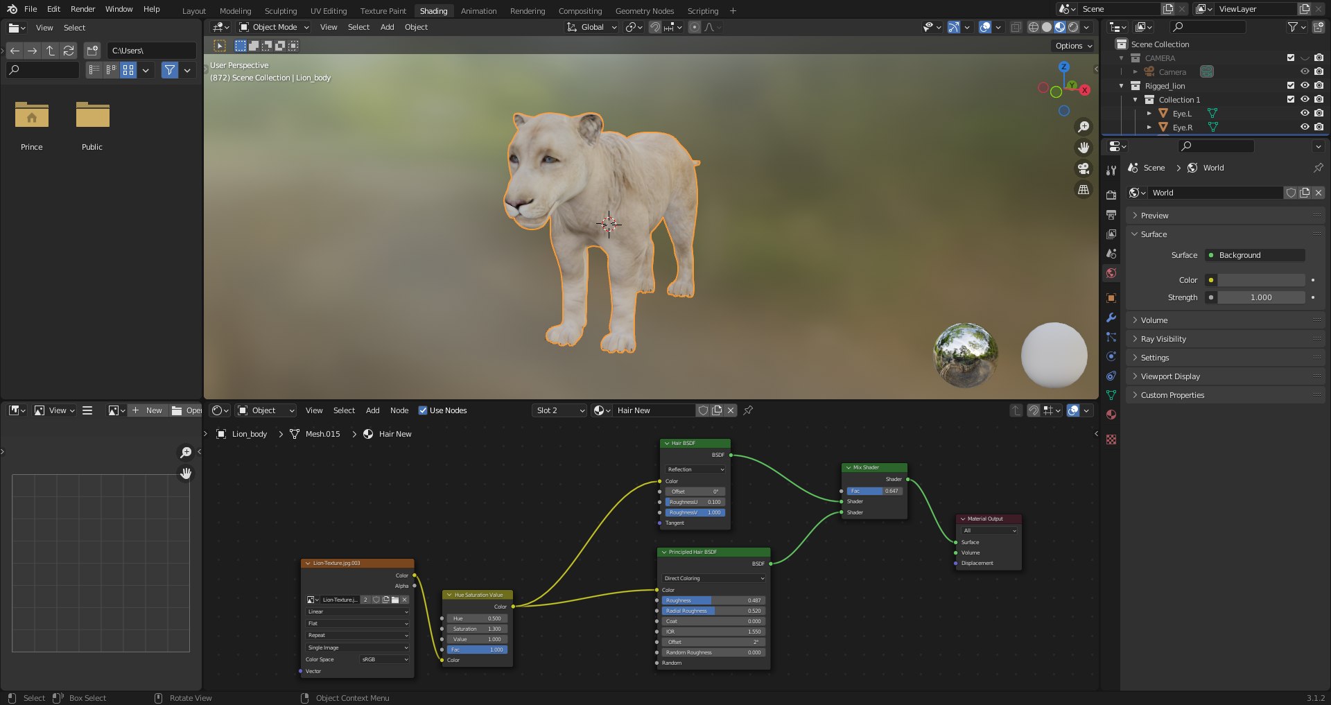 3D Fur White Lion Rigged and Animation in Blender model https://p.turbosquid.com/ts-thumb/Vh/rUc6do/iN/capture07/png/1677226094/1920x1080/fit_q87/081b9f6e8dfb76da2e8c5ec54d79df5f579d9f50/capture07.jpg