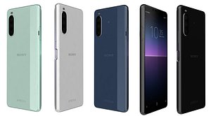 3D Sony Xperia 10 Mk II All Colors Low Poly model