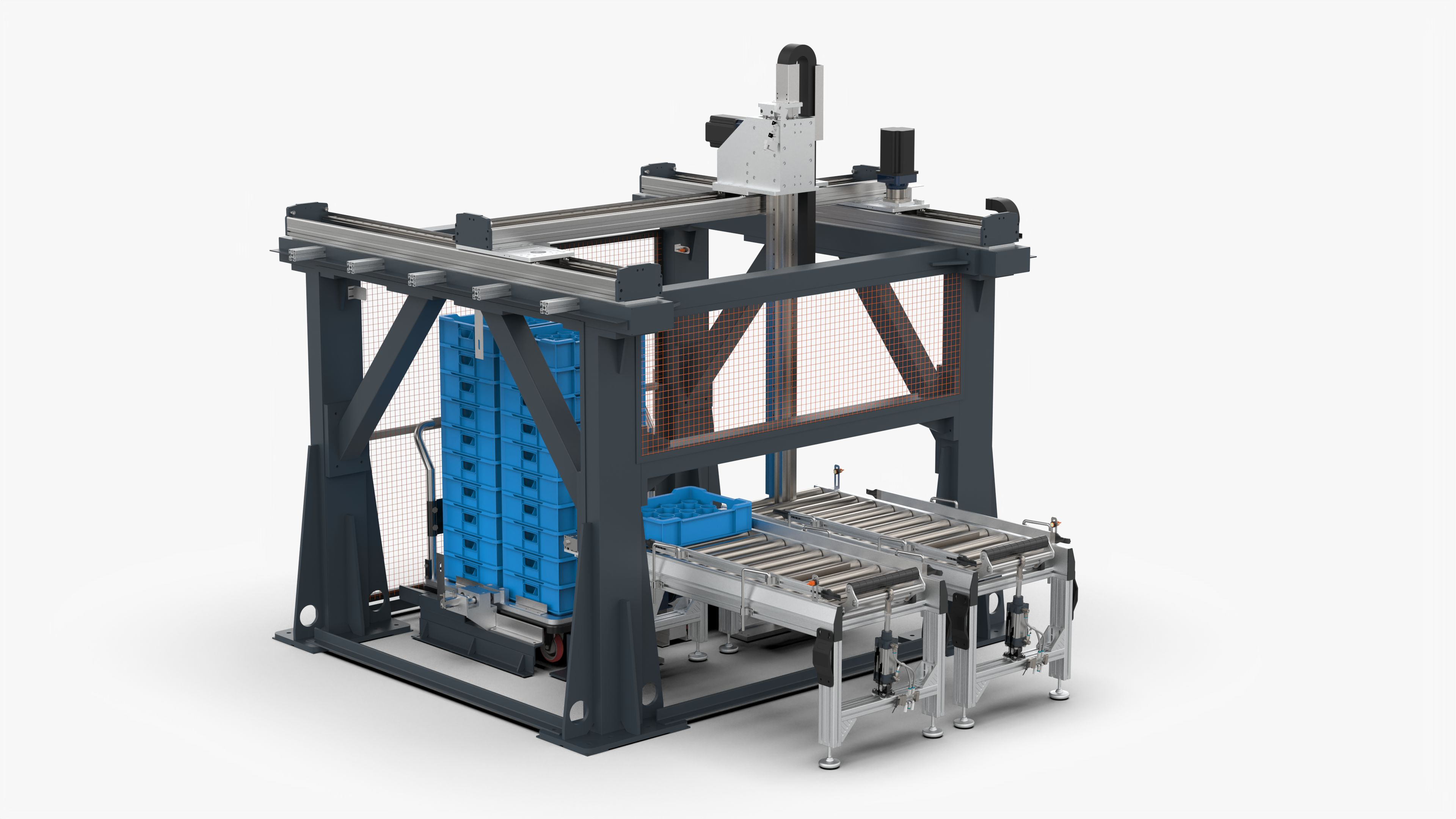 Gantry Palletizing And Packing Truss Manipulator 3D 모델 - TurboSquid 2014610