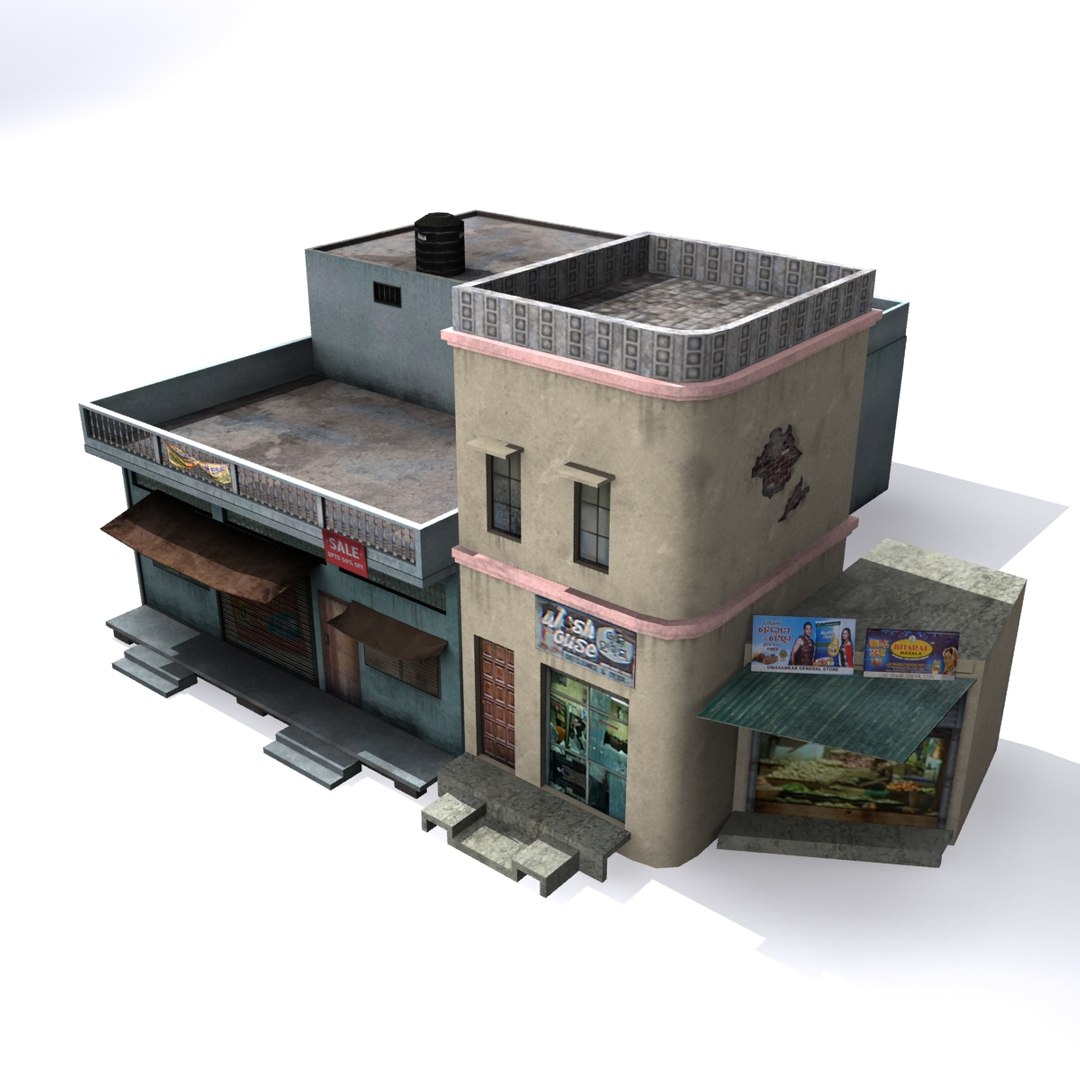 Local Indian House 3d Model