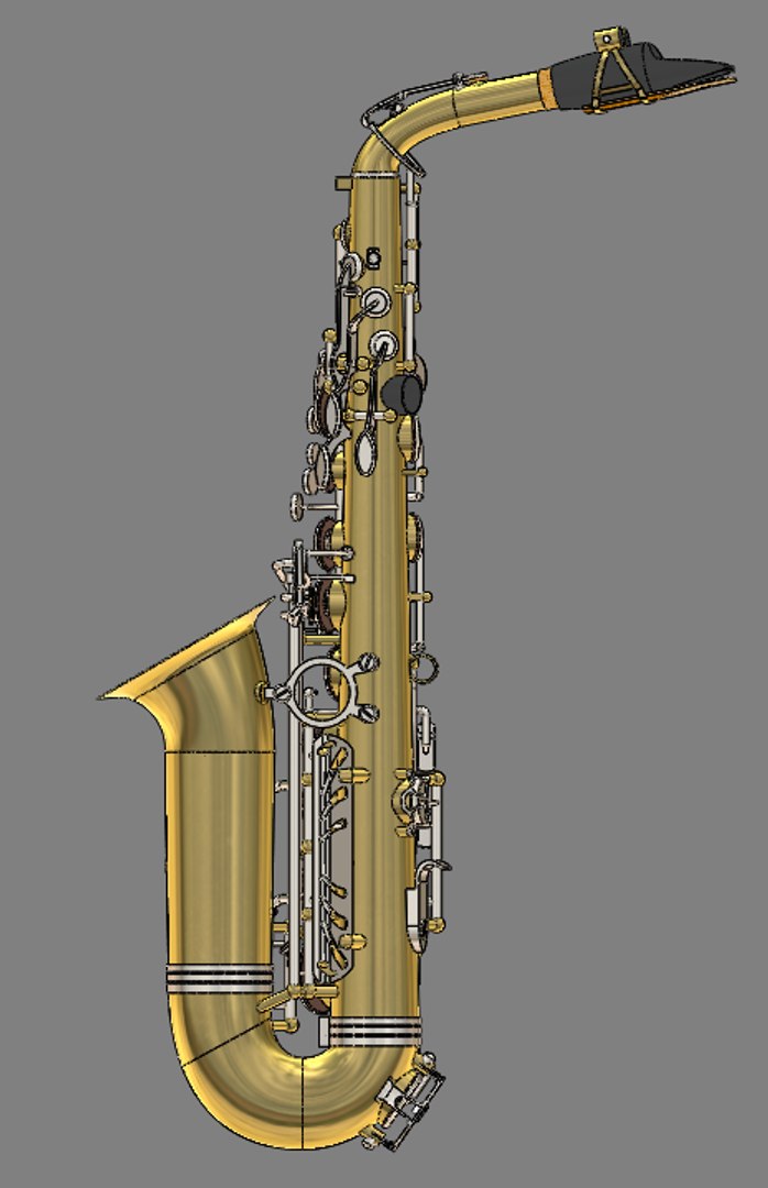 Alto Saxophone Model - TurboSquid 1522988
