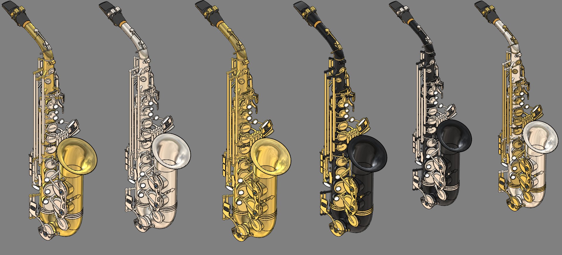 Alto Saxophone Model - TurboSquid 1522988