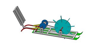 3D rice transplanter agricultural model