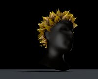 MoreRam 3D_spike hair