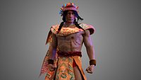 Native American Warrior Male