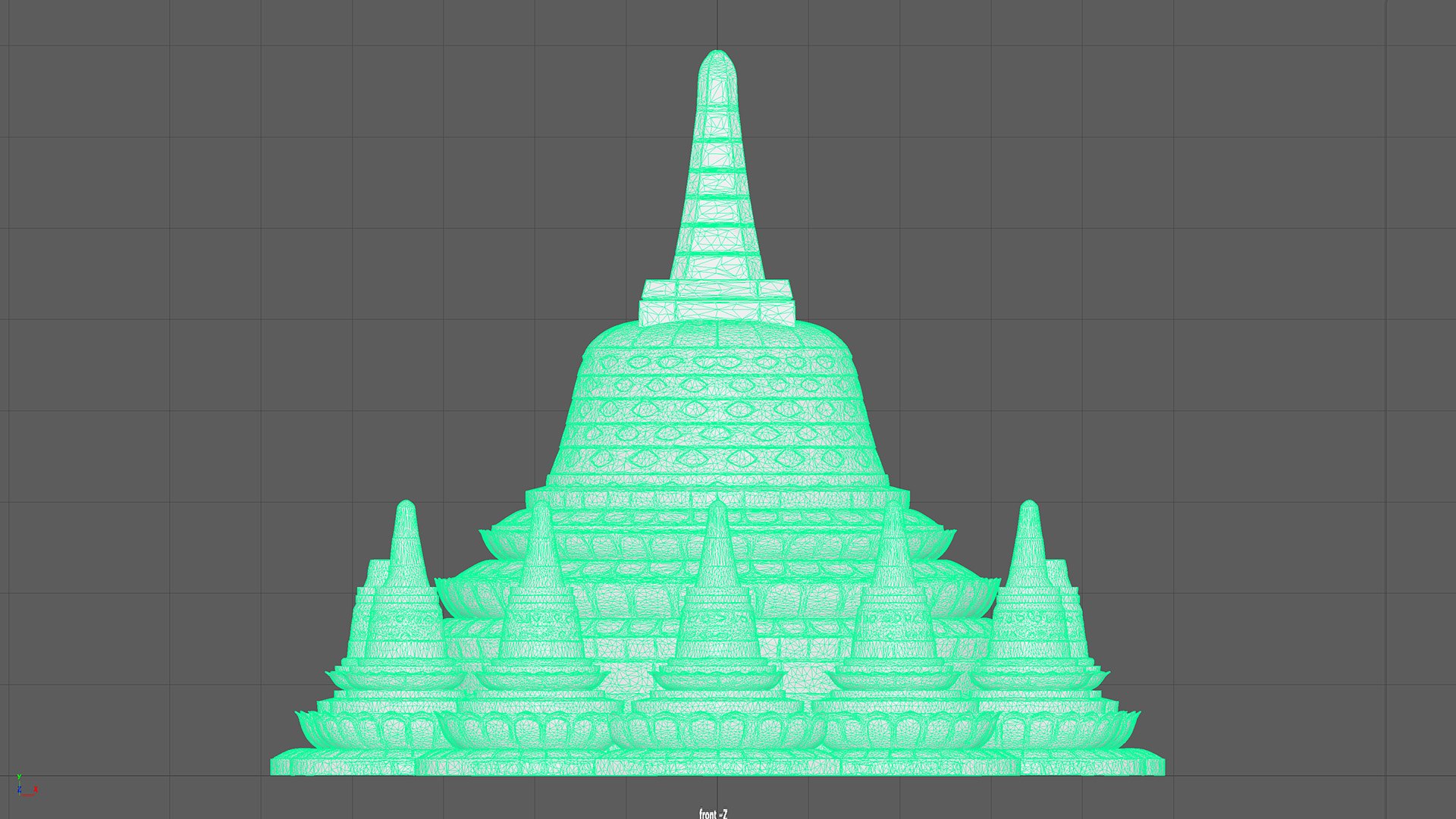 3D Borobudur Ancient Stupa model https://p.turbosquid.com/ts-thumb/Vi/5Yt2By/tk/stupawireframe/jpg/1768823130/1920x1080/fit_q87/34a623fb9502df35b9a95c19dda50a61473af0aa/stupawireframe.jpg