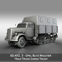 Opel Blitz Maultier - Half-Truck Cargo truck