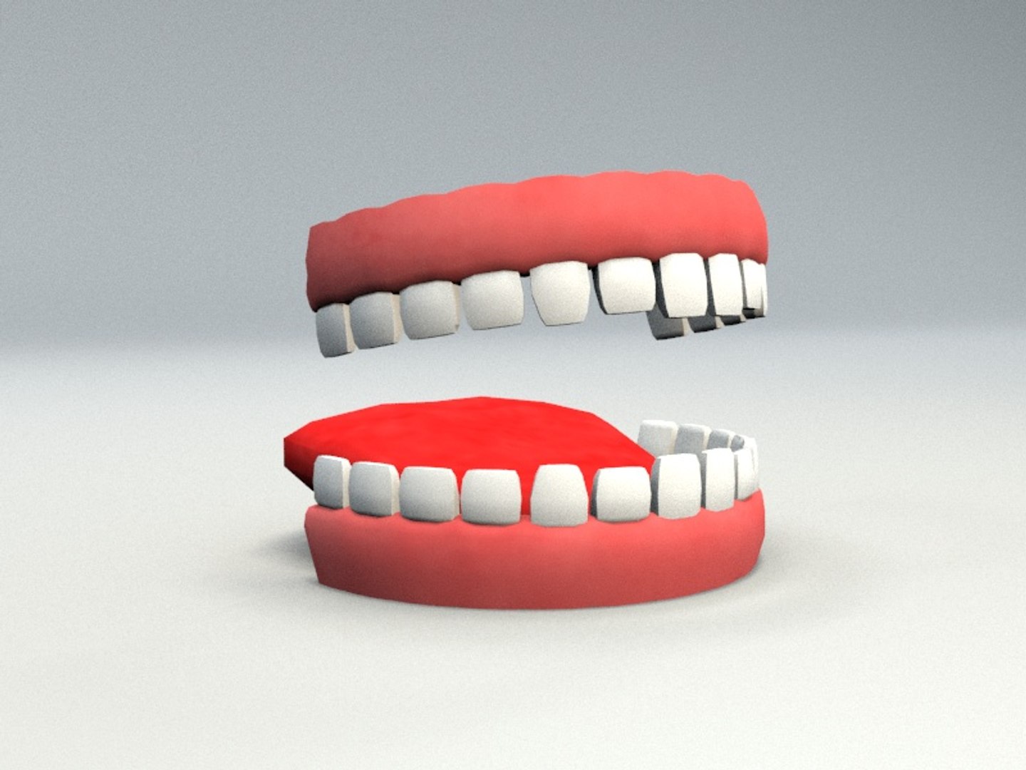 3D Cartoon Gums - TurboSquid 1774797