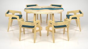 Wooden dining set