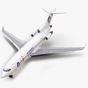 Boeing 727-100 Private Air France 3D Model