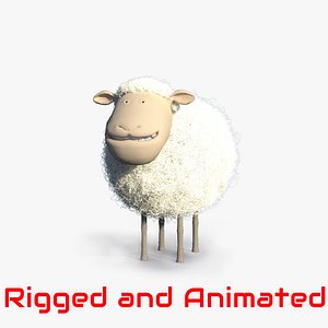 cartoon sheep animation character ma
