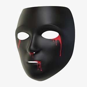 Halloween Black Mask