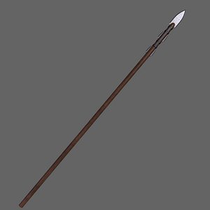 PBR Spear V2c 3D model