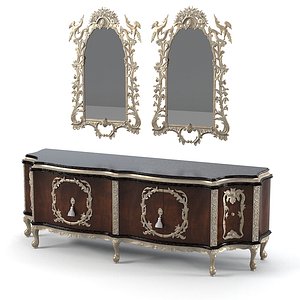 jumbo classic dresser 3d model