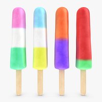 Popsicle Sorbet 4 Colors