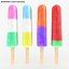 3d Popsicle Sorbet 4 Colors