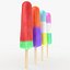 3d Popsicle Sorbet 4 Colors