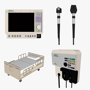 3d model of hospital medical equipment