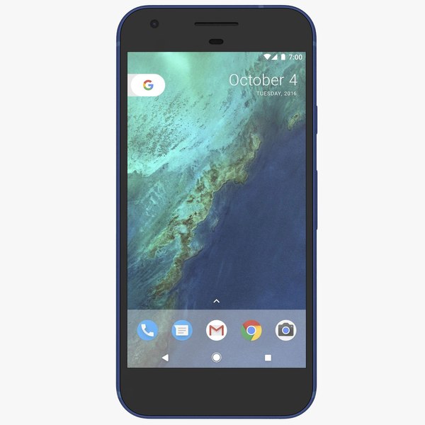 3d google pixel really blue