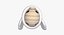 Turtle Koopa Troopa Shell Blue Wings Super Mario 3D model
